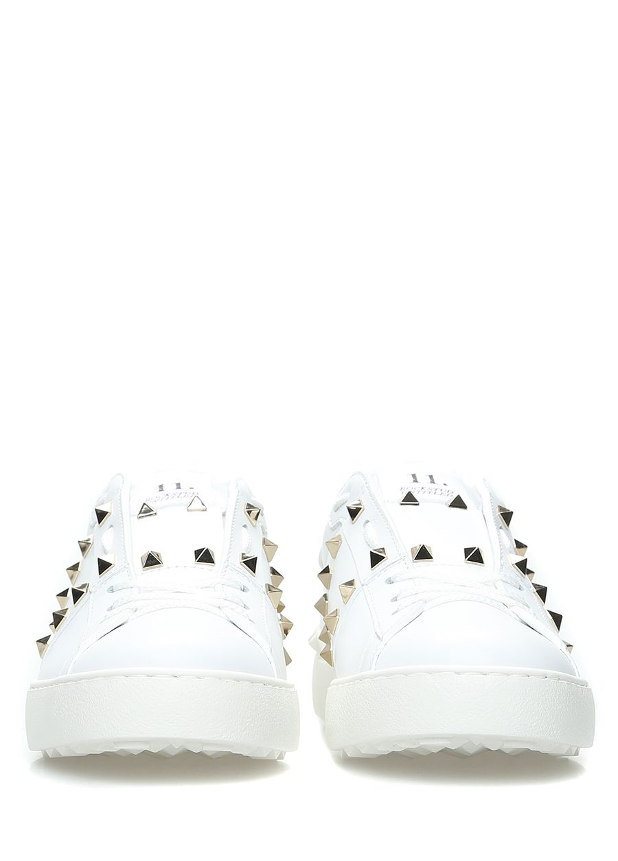Beymen VALENTINO GARAVANI Rockstud Open Beyaz Kadın Deri Sneaker. 3