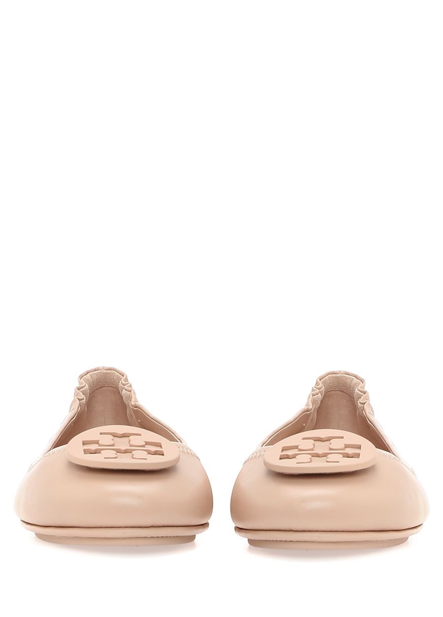Beymen TORY BURCH Pembe Logolu Kadın Deri Babet. 3