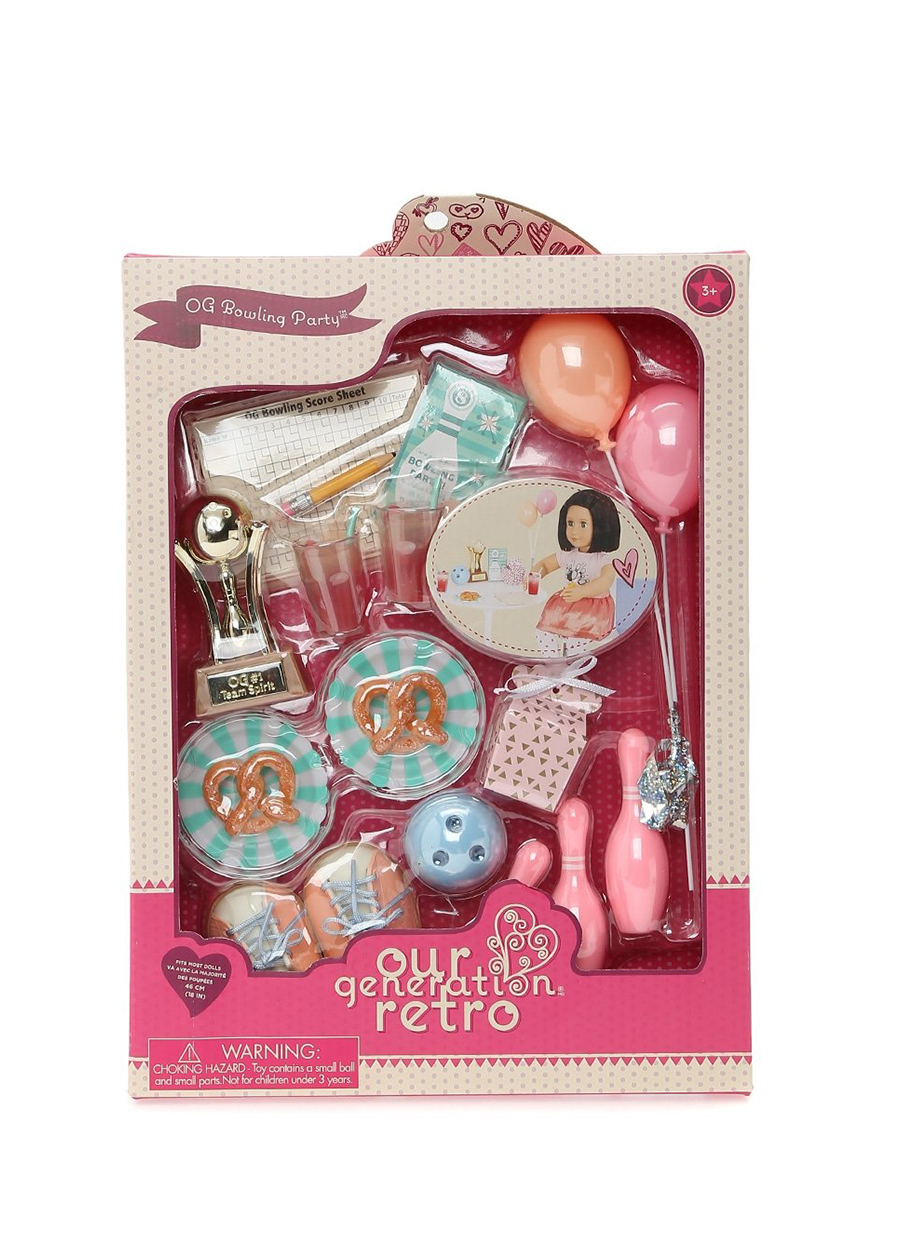 Our Generation Bowling Party Retro Doll Accessory Set
