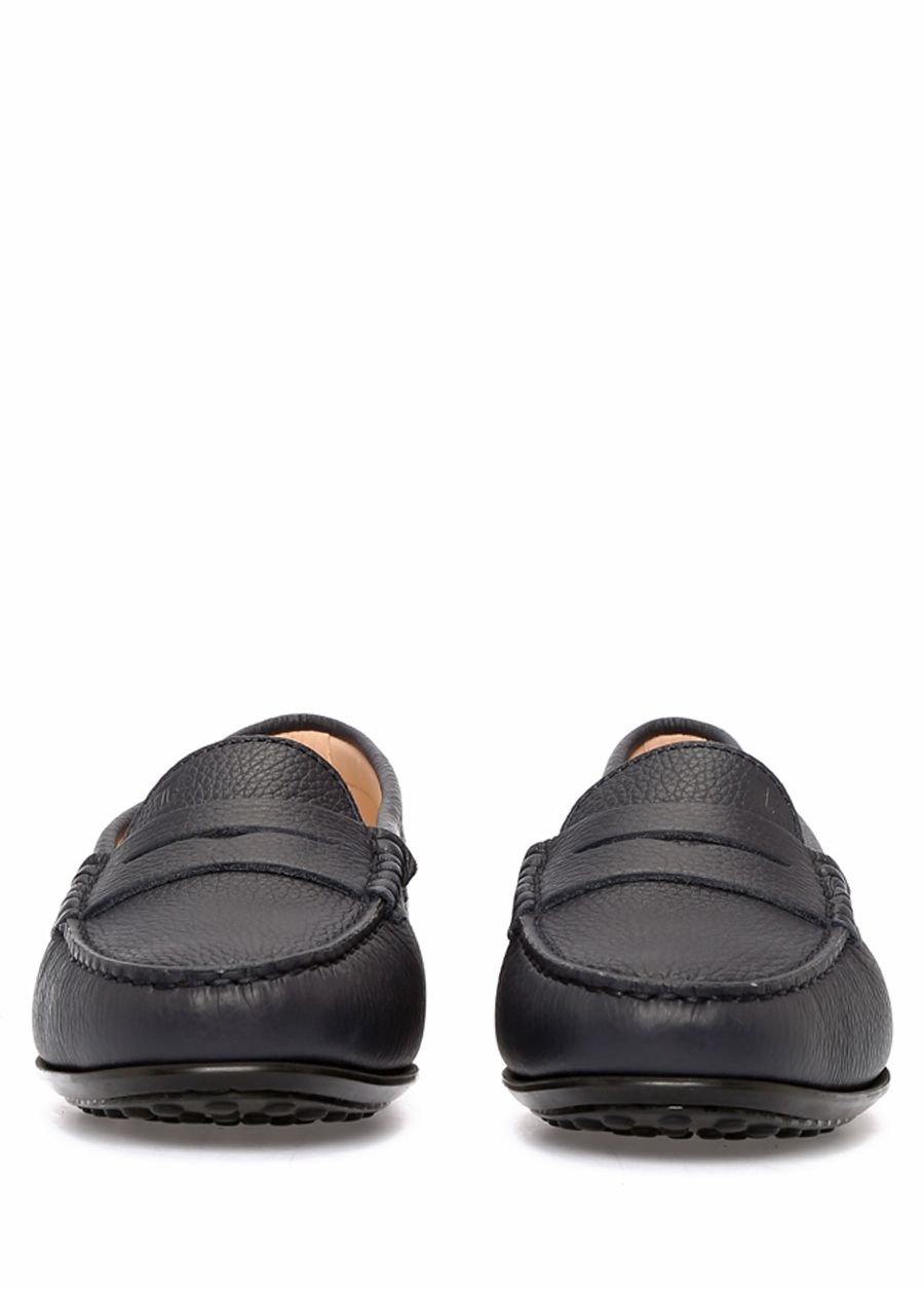 Beymen TOD'S Lacivert Bant Detaylı Kadın Deri Loafer. 3
