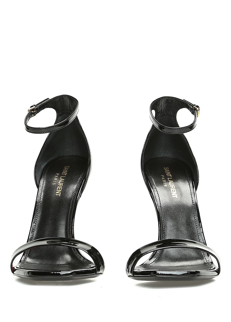 Beymen SAINT LAURENT Amber Siyah Kadın Deri Sandalet. 3