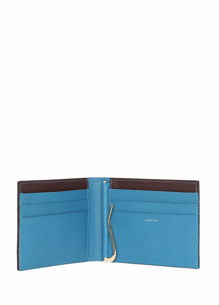 Beymen PAUL SMITH Siyah Mavi Erkek Deri Cüzdan. 3