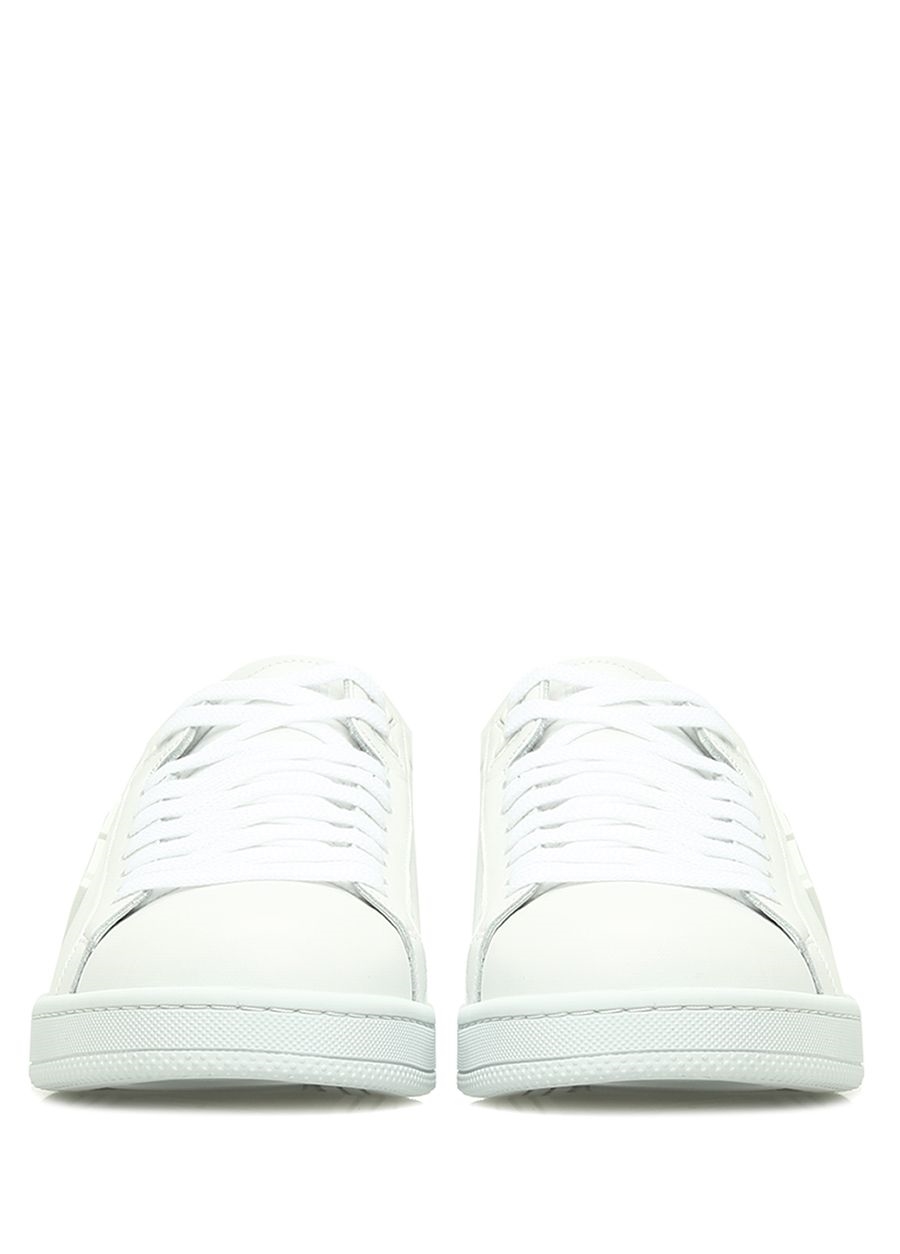 Beymen KENZO Beyaz Peluş Detaylı Erkek Deri Sneaker. 3