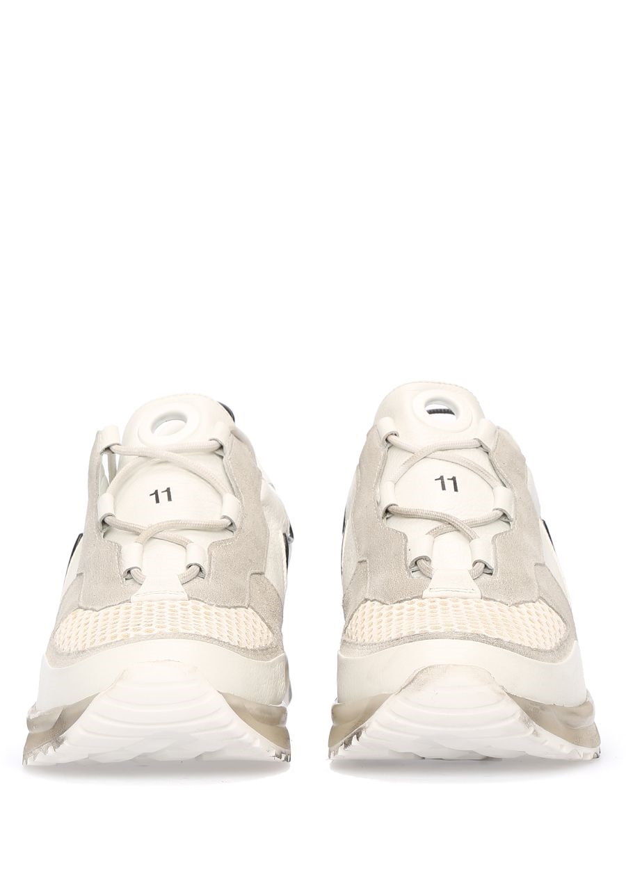 Beymen LEATHER CROWN Beyaz Taban Detaylı Fileli Erkek Deri Sneaker. 3