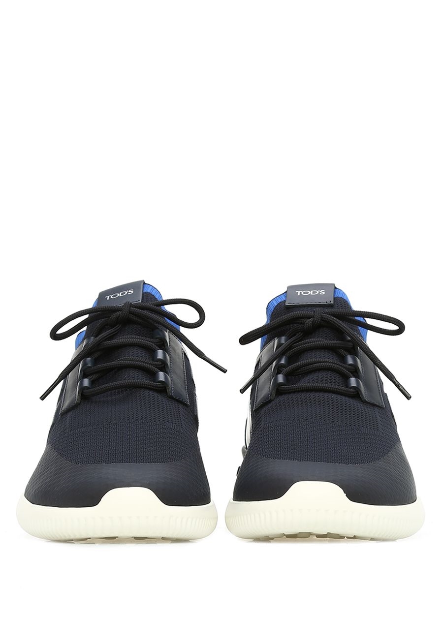 Beymen TOD'S Lacivert File Dokulu Logolu Erkek Deri Sneaker. 3