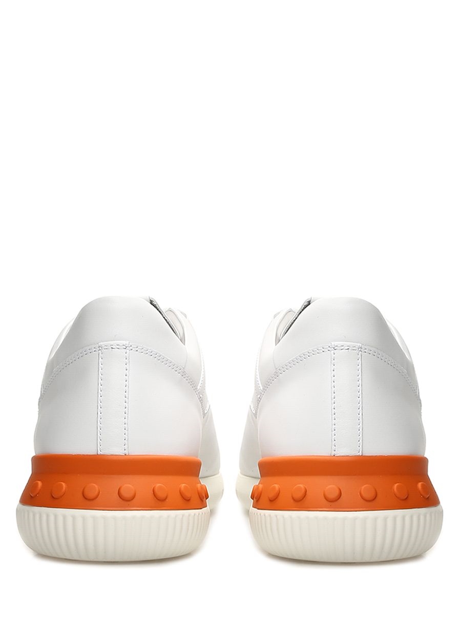 Beymen TOD'S Beyaz Tabanı Renk Detaylı Erkek Deri Sneaker. 3