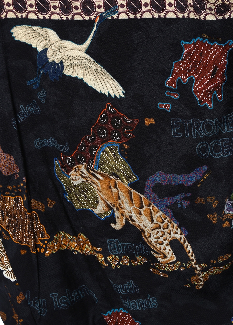 Beymen ETRO Kahverengi Kapüşonlu Delik Detaylı Mont. 5