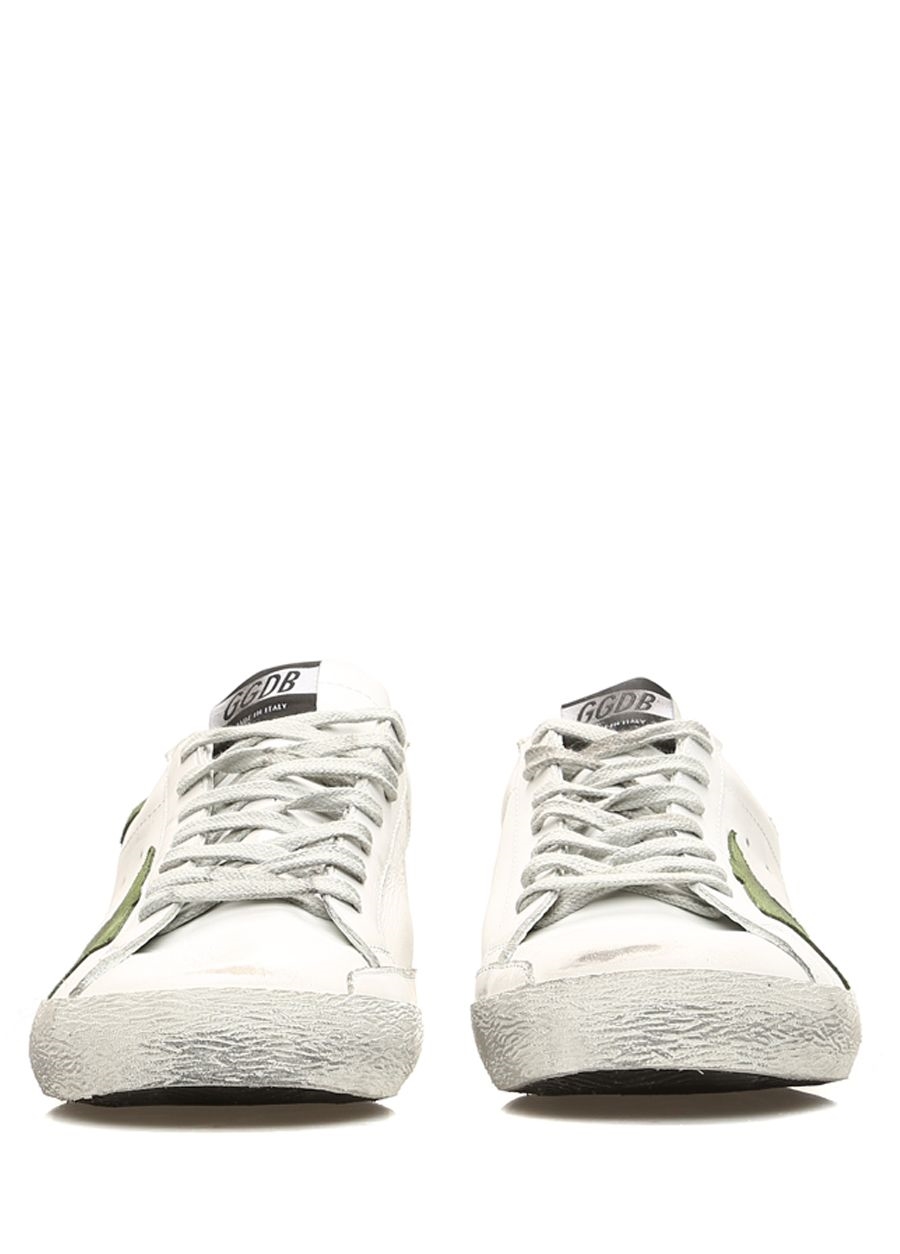 Beymen GOLDEN GOOSE Superstar Beyaz Yeşil Erkek Deri Sneaker. 3 Beymen GOLDEN GOOSE Superstar Beyaz Yeşil Erkek Deri Sneaker. 3