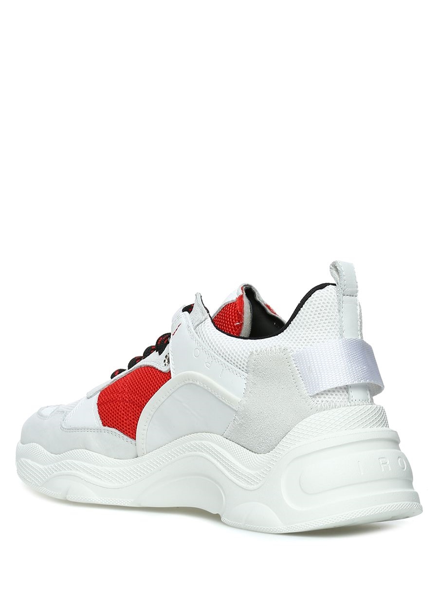 Beymen IRO Beyaz Kırmızı File Dokulu Kadın Deri Sneaker. 2