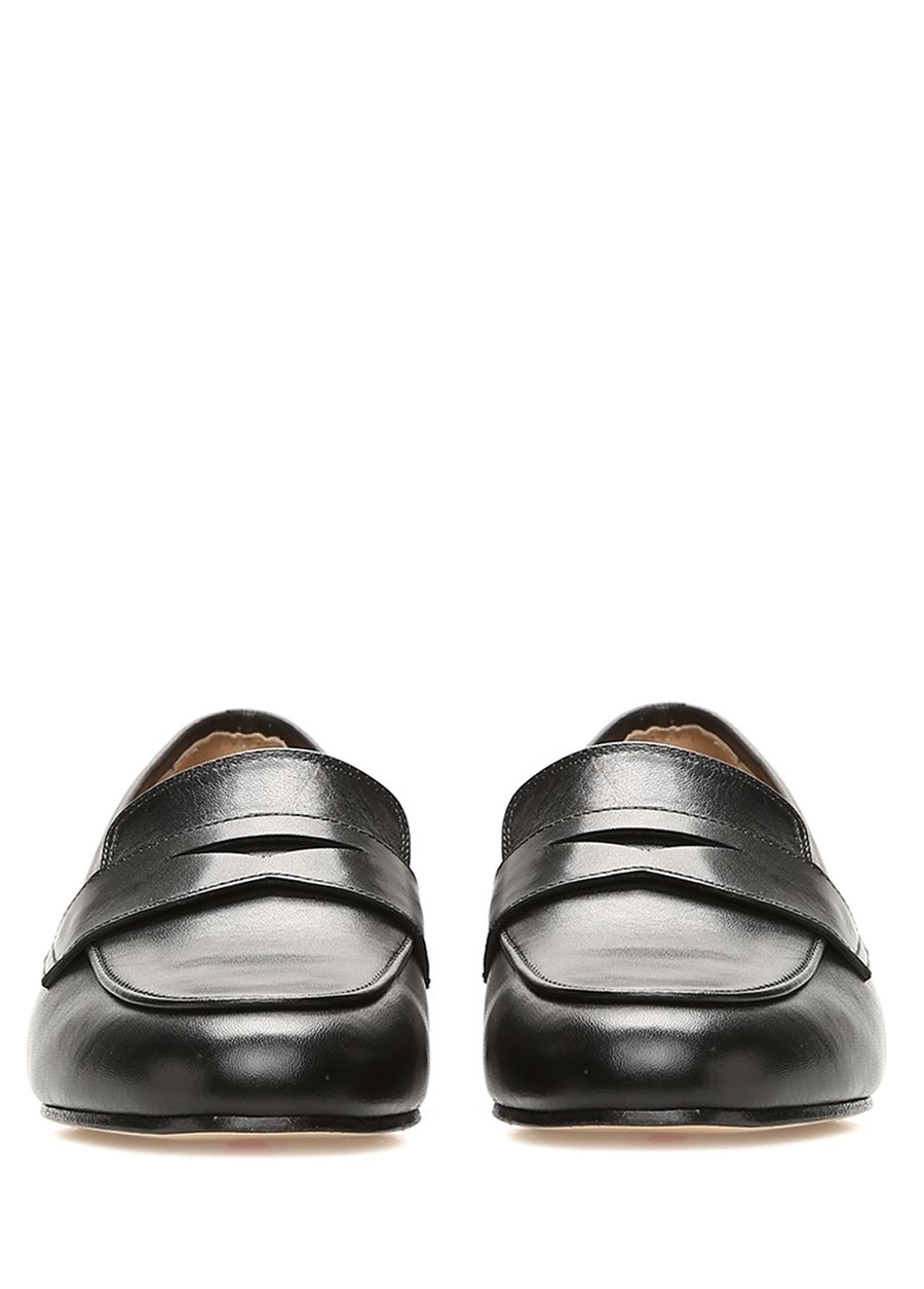 Beymen BEYMEN COLLECTION Siyah Bant Detaylı Kadın Deri Loafer. 3