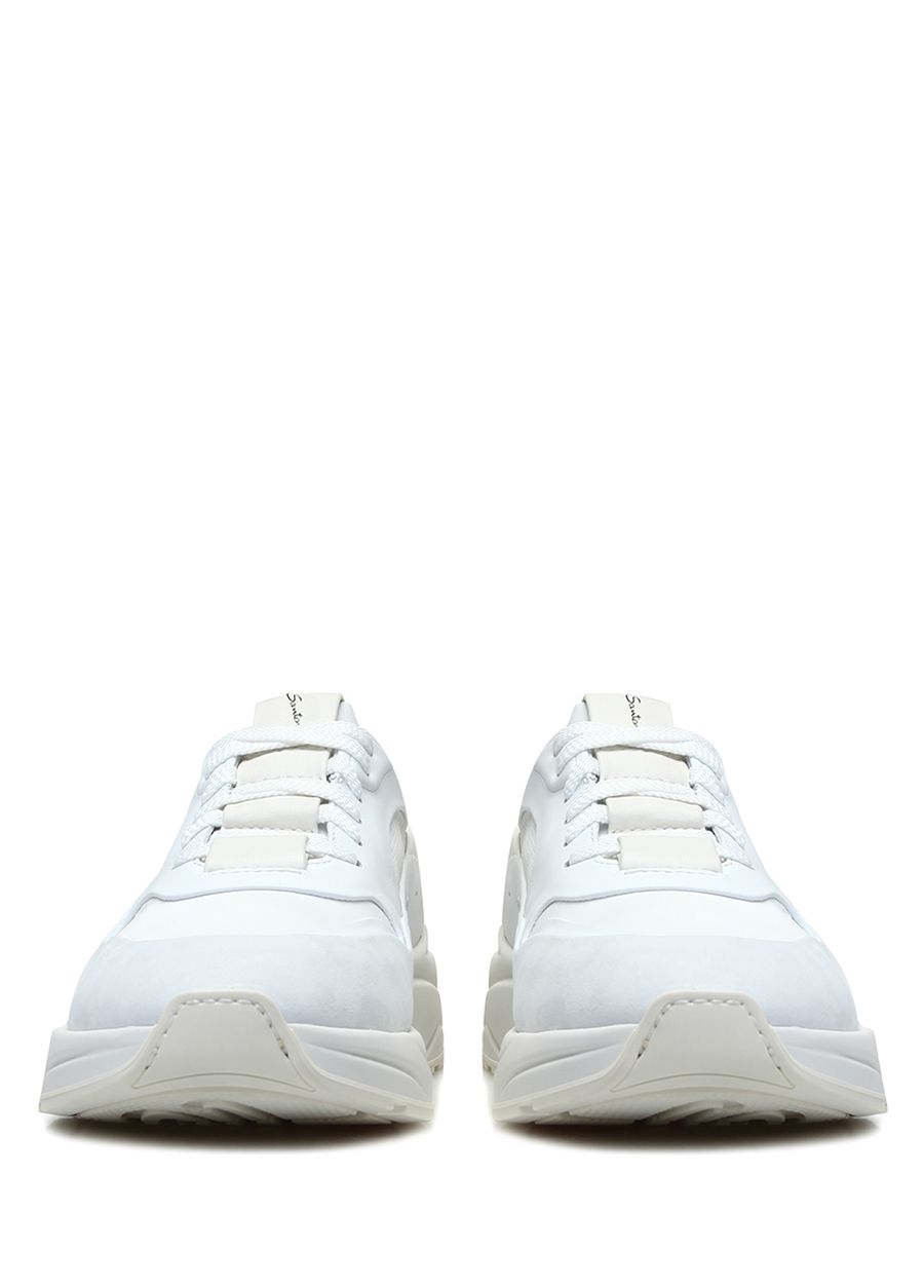 Beymen SANTONI SPORT Beyaz Garni Detaylı Erkek Deri Sneaker. 3