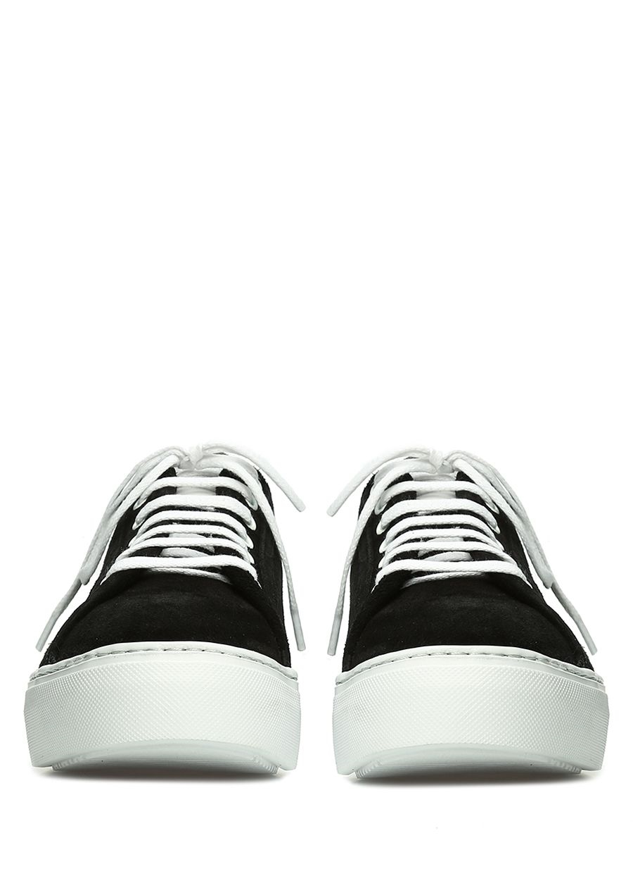 Beymen ACADEMIA Essential Siyah Beyaz Kadın Deri Sneaker. 3