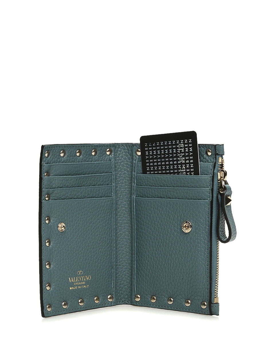 Beymen VALENTINO GARAVANI Rockstud Mavi Kadın Deri Cüzdan. 3 Beymen VALENTINO GARAVANI Rockstud Mavi Kadın Deri Cüzdan. 3