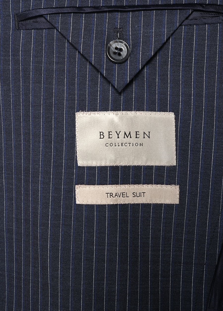 Beymen BEYMEN COLLECTION Drop 8 Lacivert Çizgili Kelebek Yaka Yün Takım. 6 Beymen BEYMEN COLLECTION Drop 8 Lacivert Çizgili Kelebek Yaka Yün Takım. 6