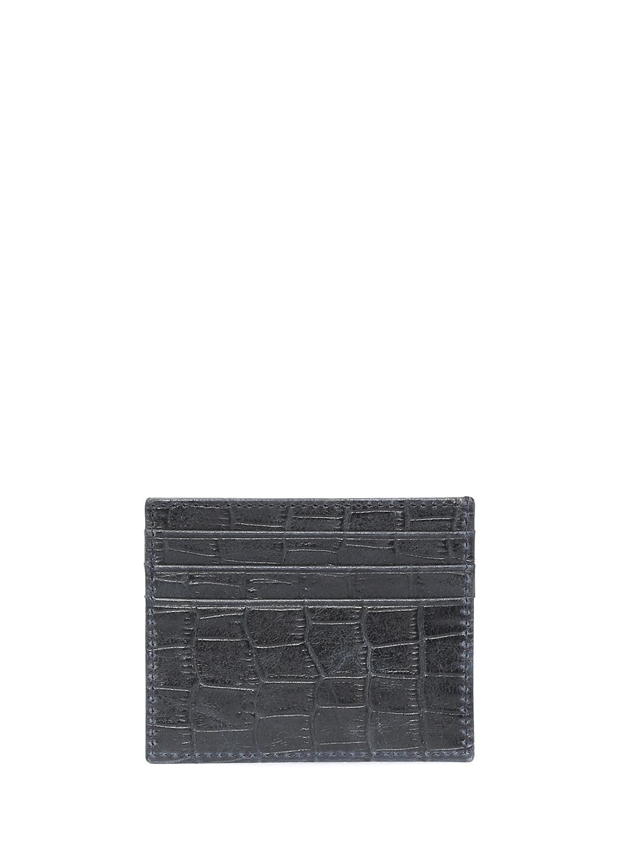 Beymen BEYMEN COLLECTION Lacivert Timsah Desenli Erkek Deri Kartlık. 3 Beymen BEYMEN COLLECTION Lacivert Timsah Desenli Erkek Deri Kartlık. 3