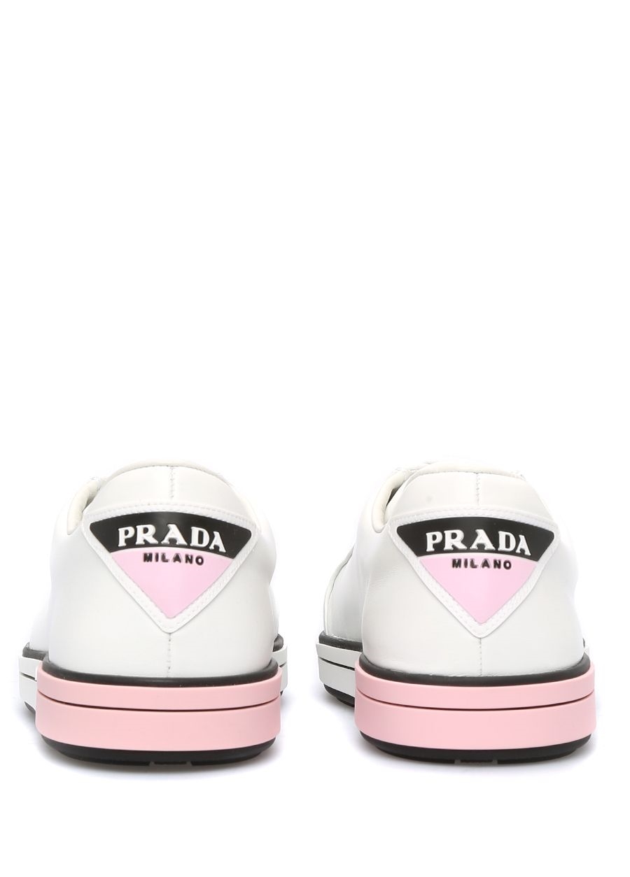 Beymen PRADA Beyaz Deri Kadın Sneaker. 4