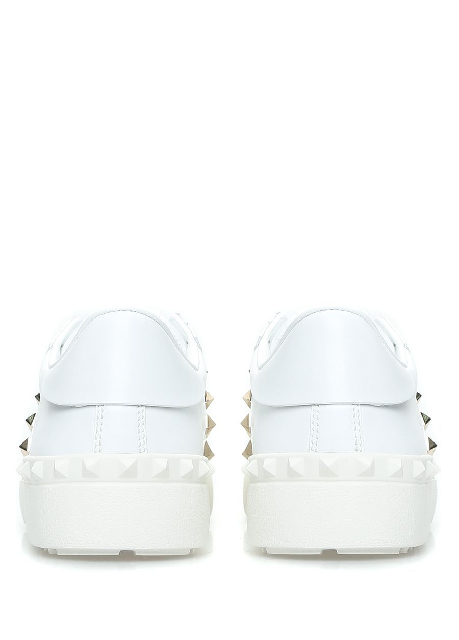 Beymen VALENTINO GARAVANI Rockstud Open Beyaz Kadın Deri Sneaker. 4