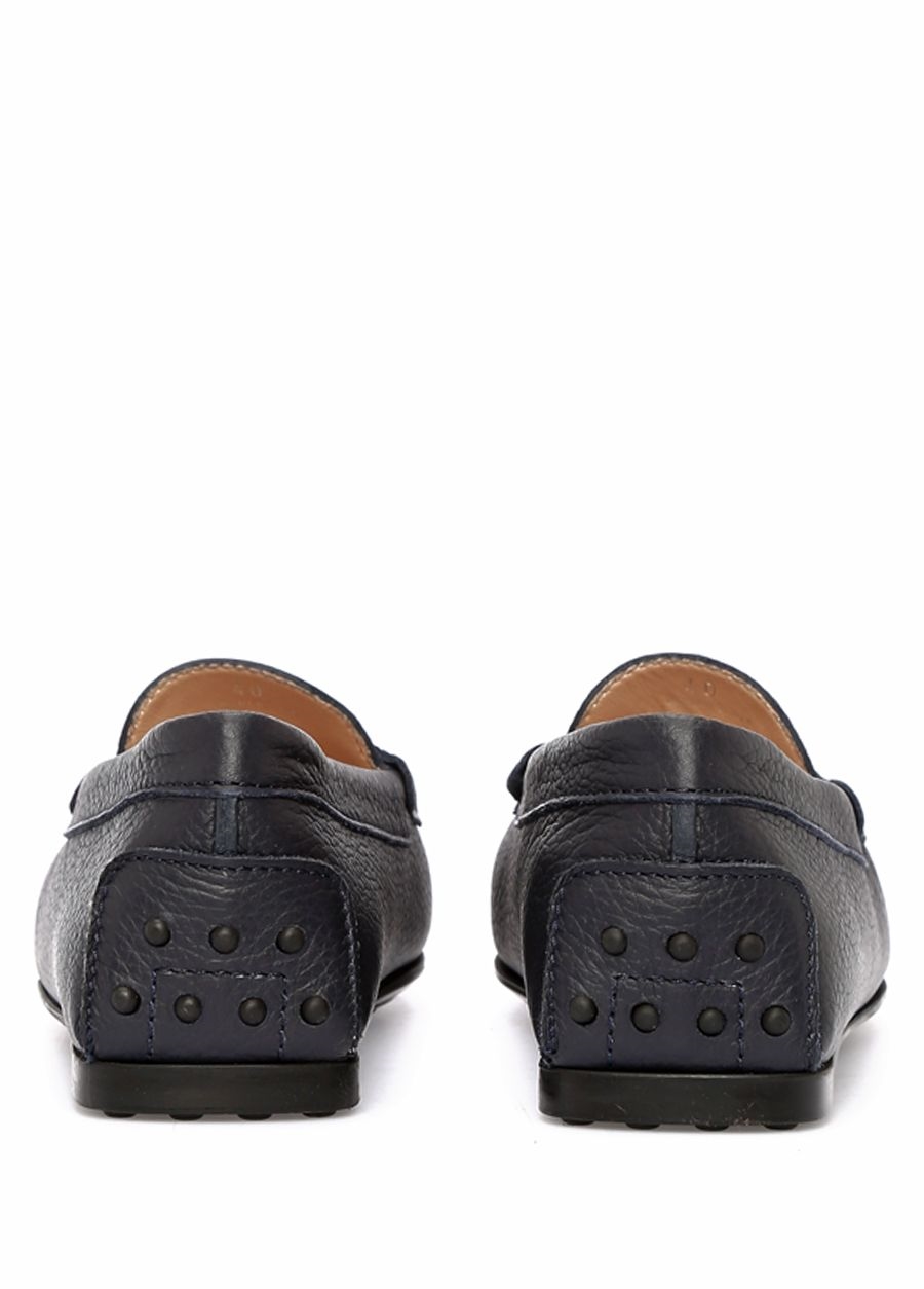 Beymen TOD'S Lacivert Bant Detaylı Kadın Deri Loafer. 4