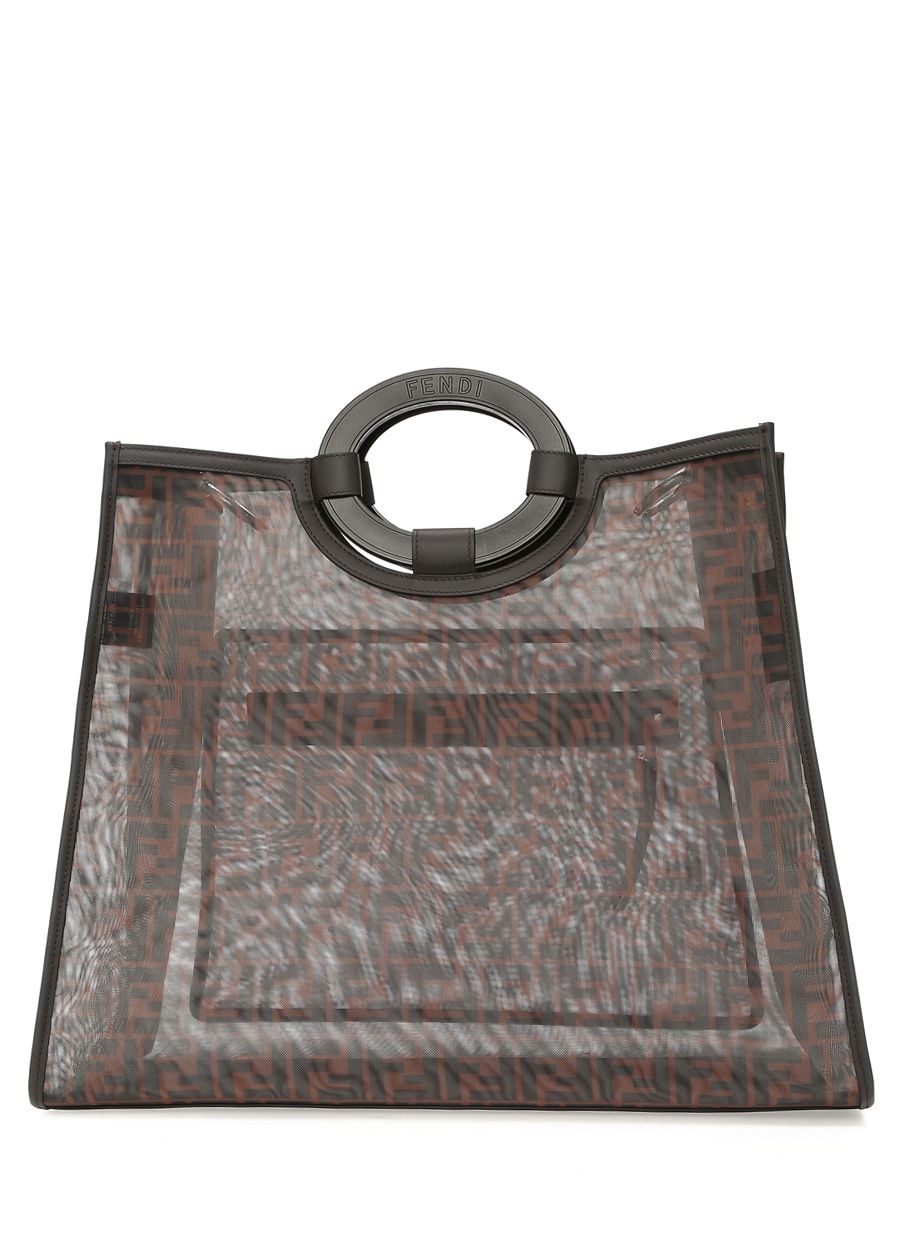 Beymen FENDI Runaway Logolu Kadın Transparan Alışveriş Çantası. 4