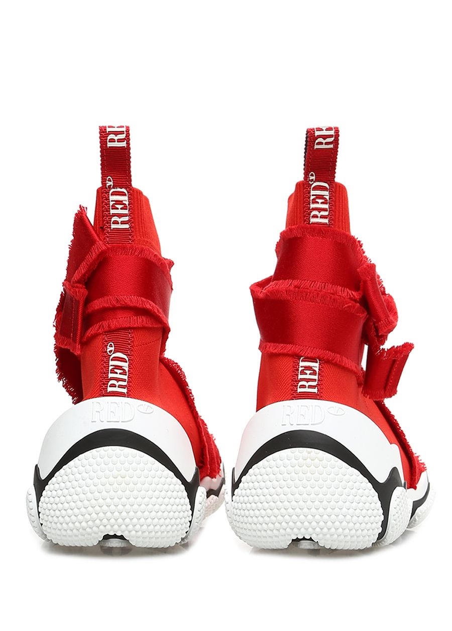 Beymen REDV Glam Kırmızı Şeritli Çorap Formlu Kadın Sneaker. 4