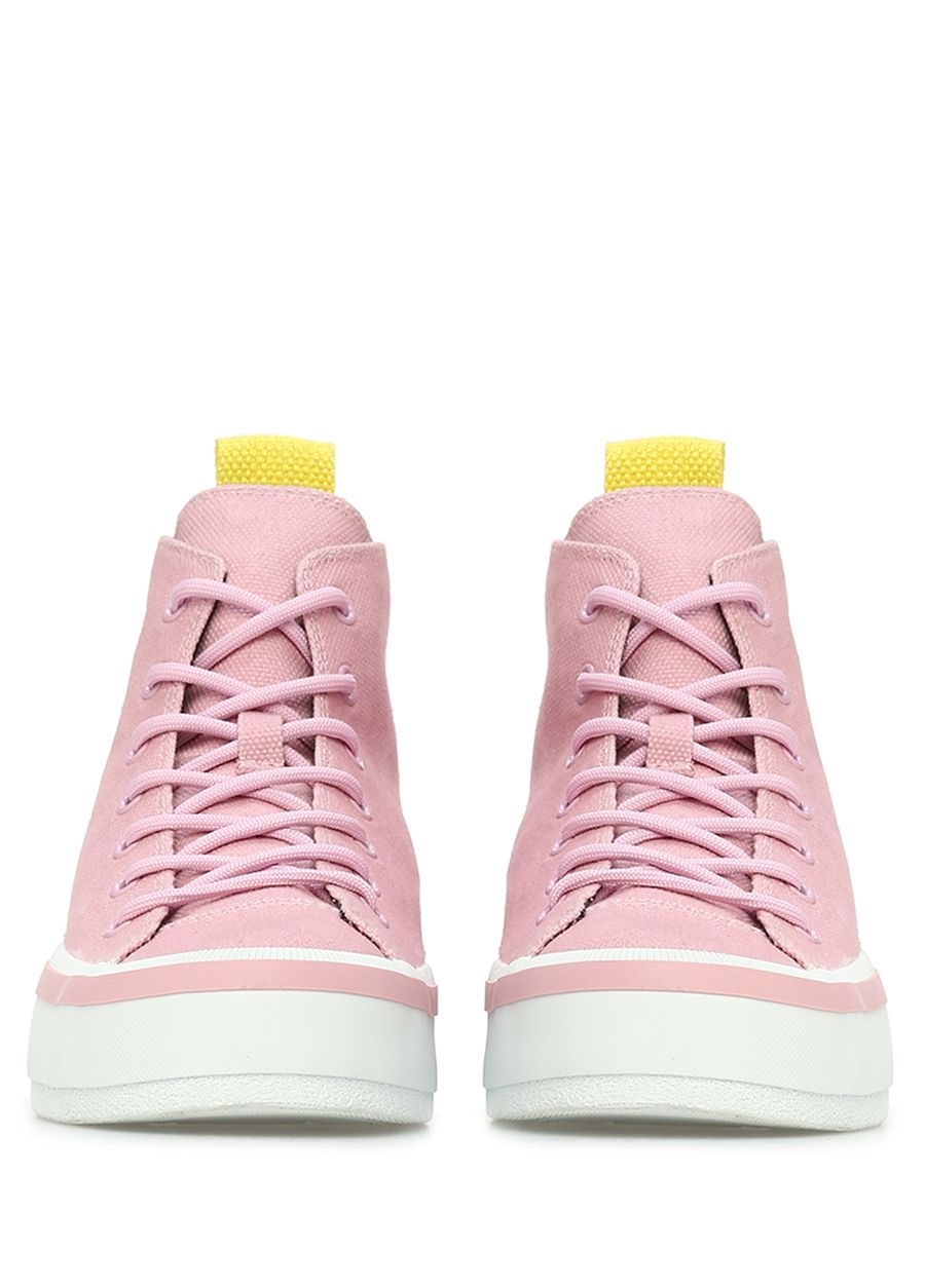 Beymen KENZO Pembe Logolu Kadın Kanvas Sneaker. 3