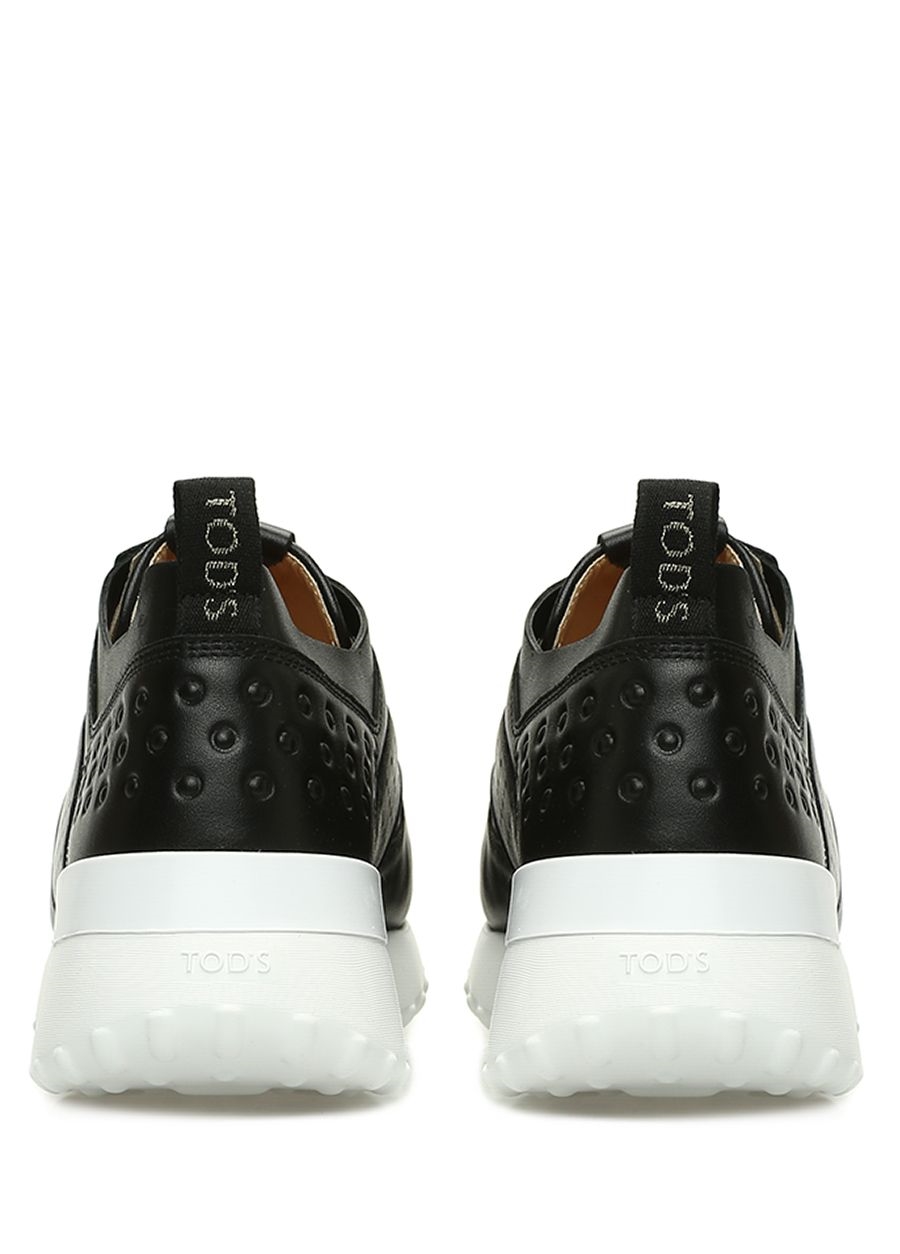 Beymen TOD'S Siyah Nokta Desenli Kadın Deri Sneaker. 4
