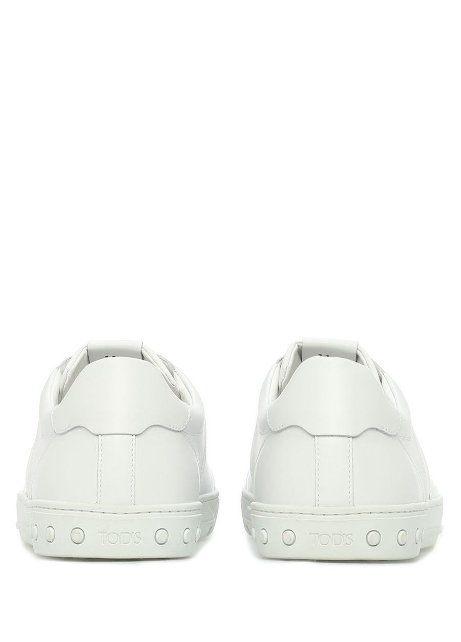 Beymen TOD'S Beyaz Logolu Erkek Deri Sneaker. 4