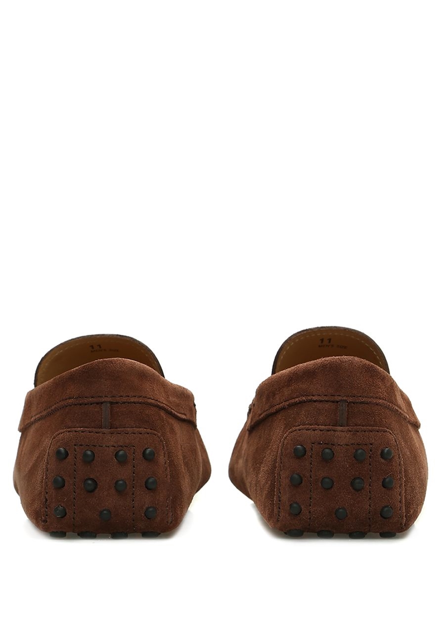 Beymen TOD'S Kahverengi Bant Detaylı Erkek Süet Driver. 4
