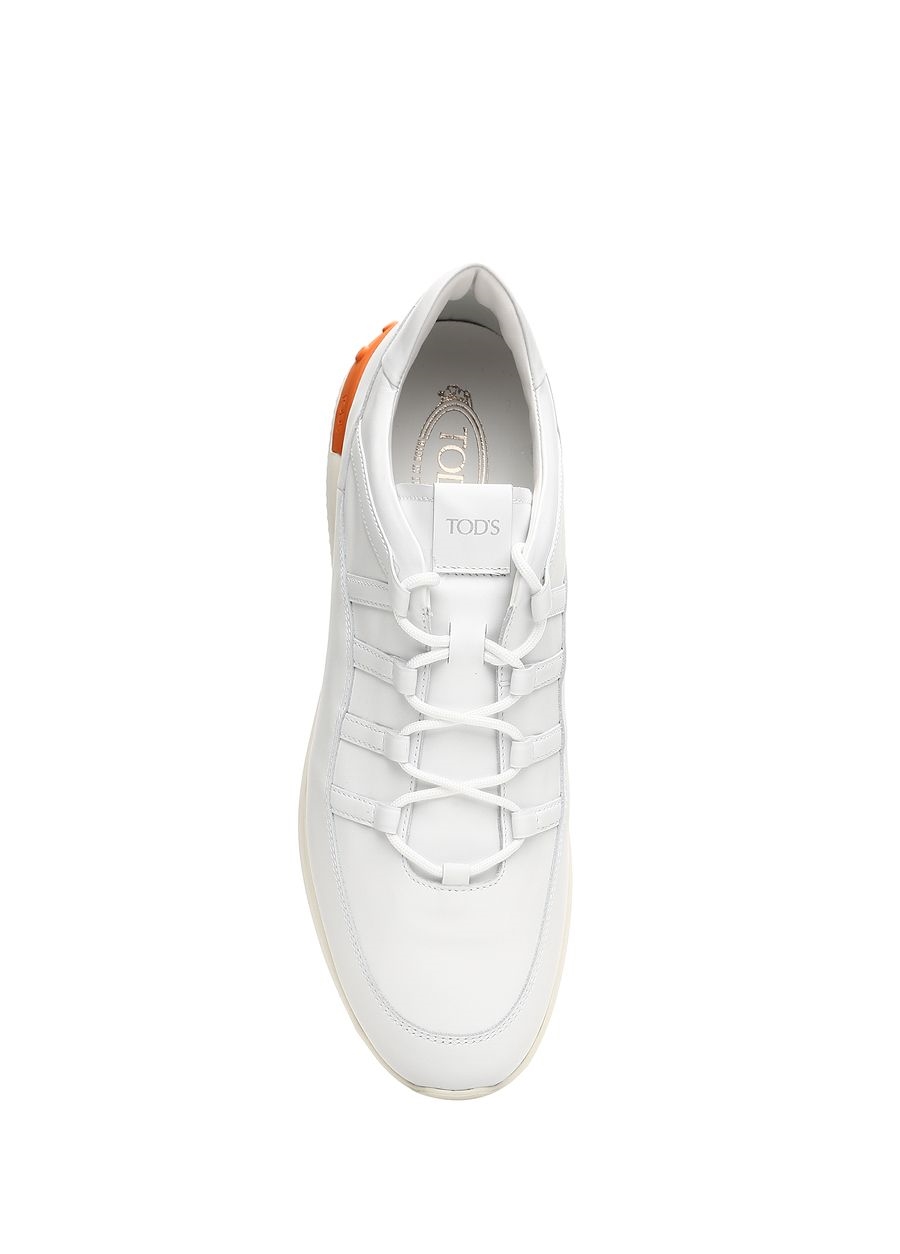 Beymen TOD'S Beyaz Tabanı Renk Detaylı Erkek Deri Sneaker. 4