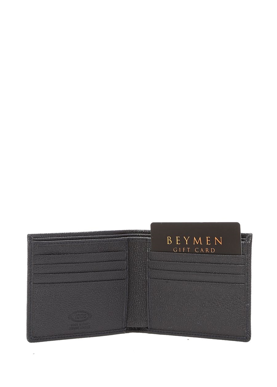 Beymen TOD'S Lacivert Sarı Şeritli Erkek Deri Cüzdan. 4