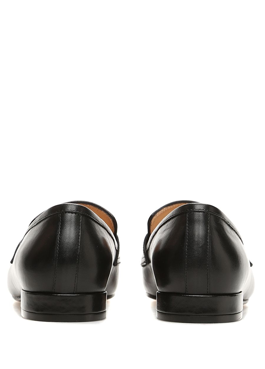 Beymen BEYMEN COLLECTION Siyah Bant Detaylı Kadın Deri Loafer. 4