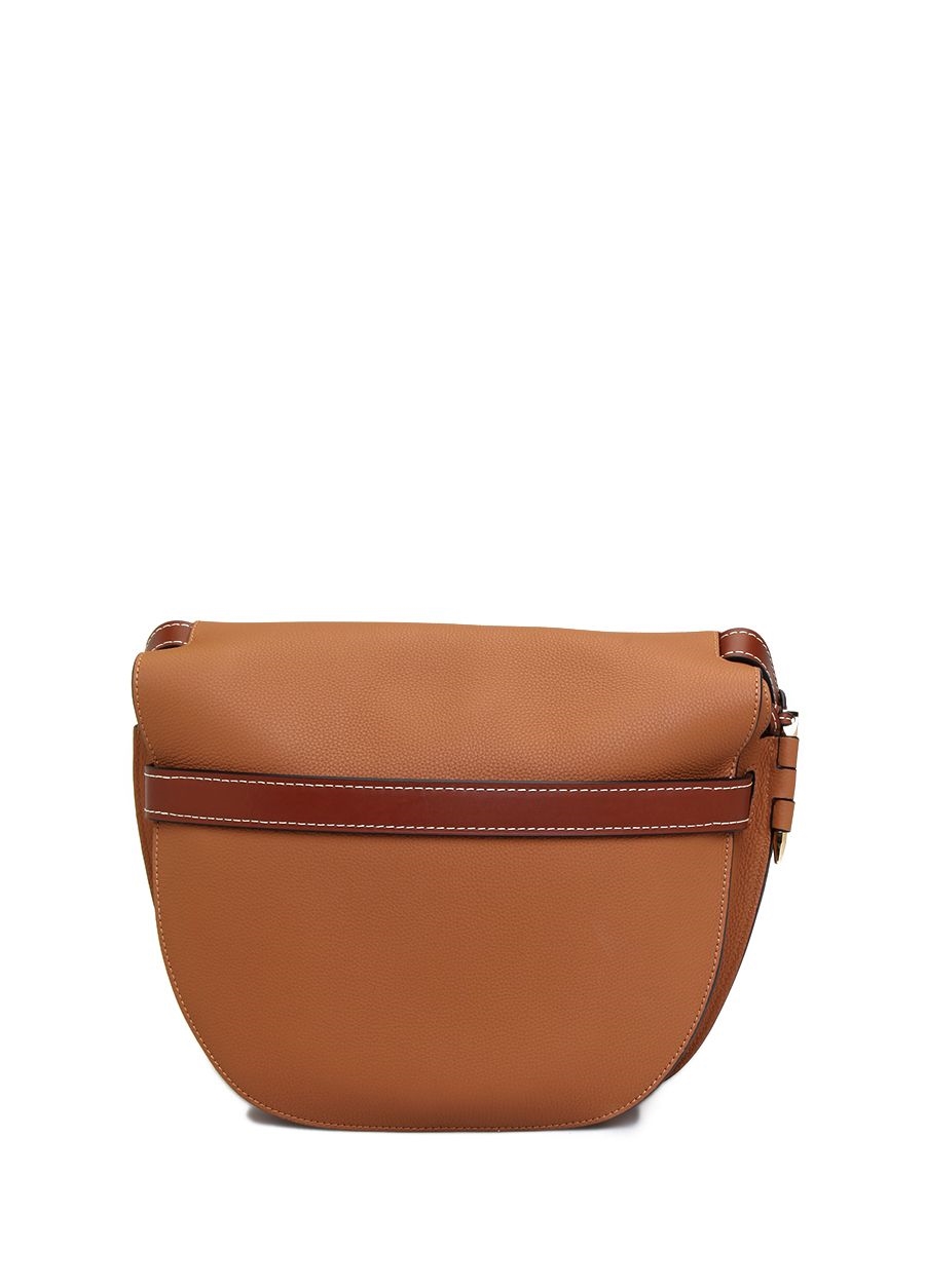 Beymen LOEWE Gate Taba Kemer Detaylı Kadın Deri OmuzÇantası. 3