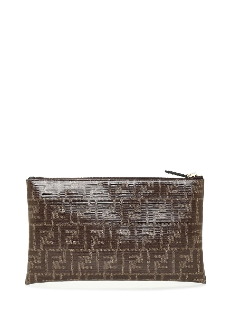 Beymen FENDI Medium Kahverengi Logolu Kadın El Portföyü. 4 Beymen FENDI Medium Kahverengi Logolu Kadın El Portföyü. 4