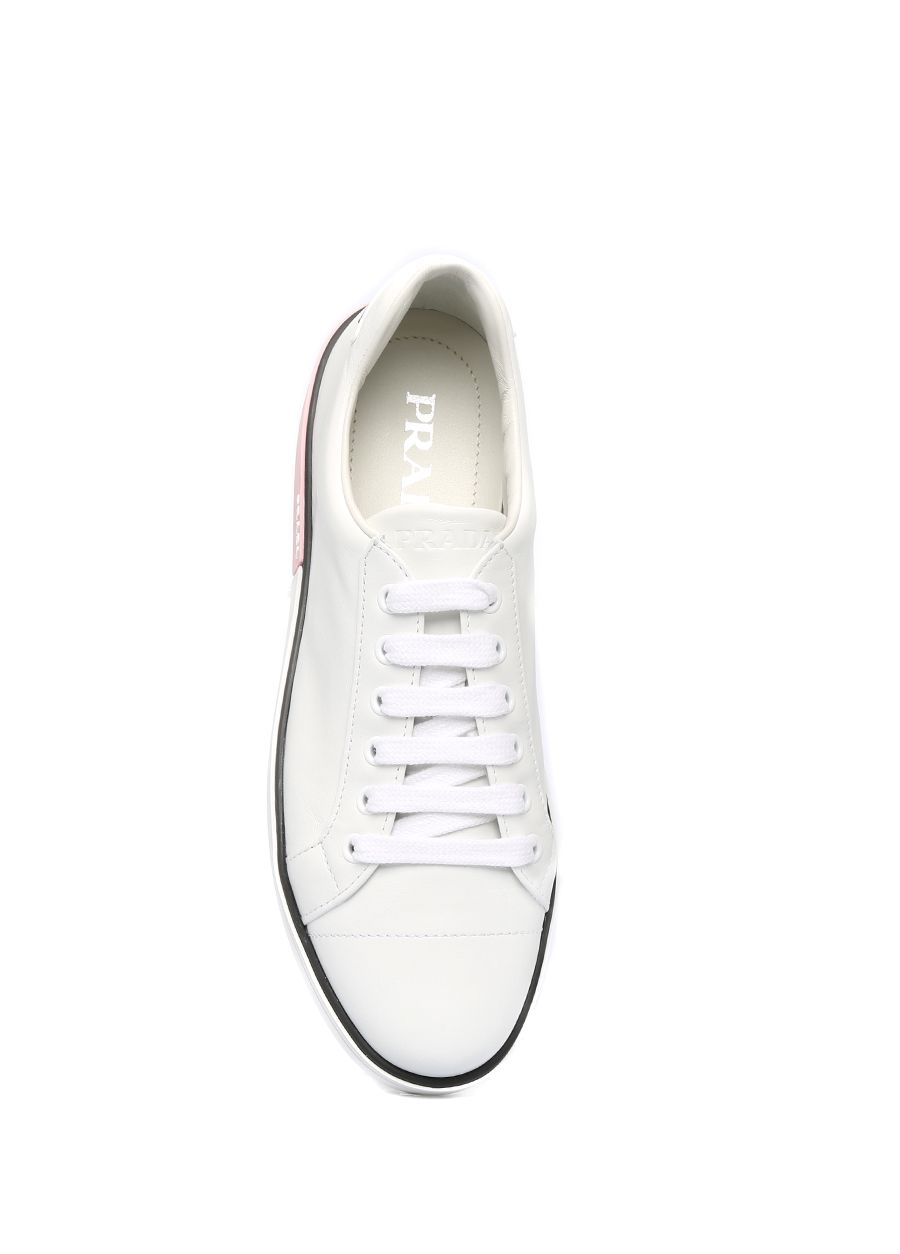Beymen PRADA Beyaz Deri Kadın Sneaker. 5