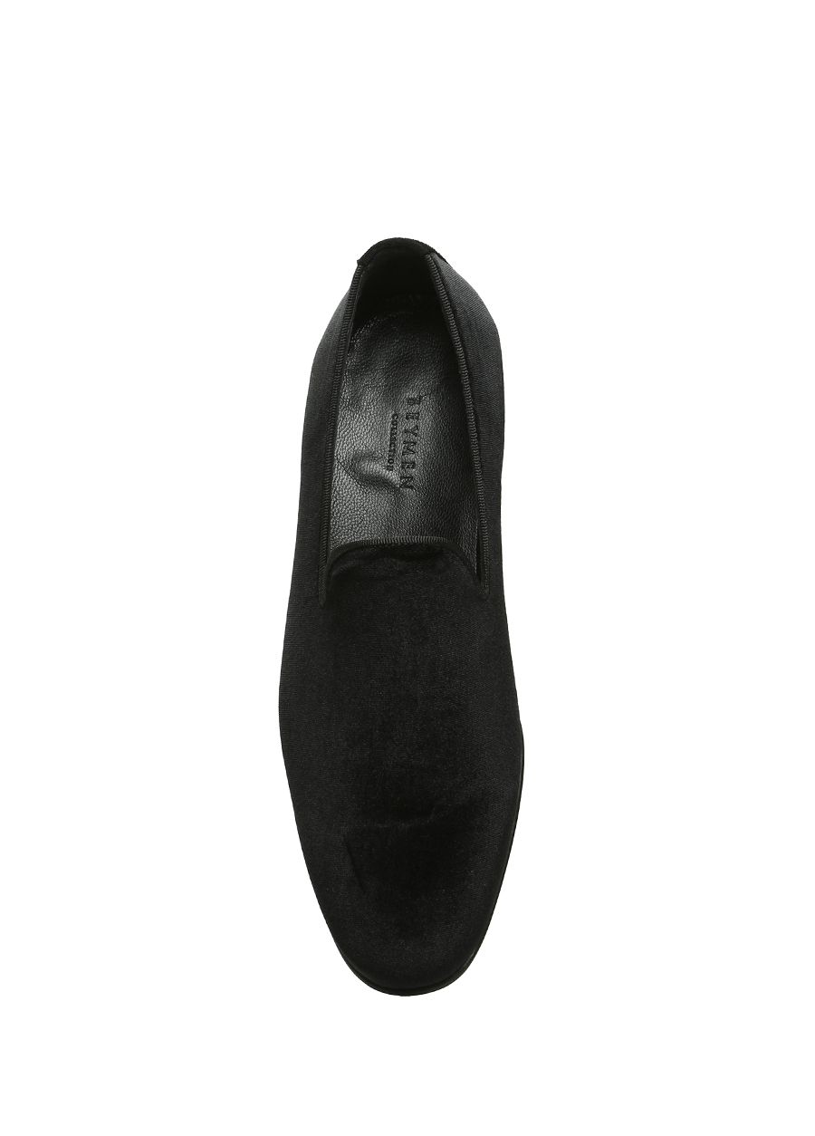 Beymen BEYMEN COLLECTION Siyah Erkek Kadife Smokin Ayakkabısı. 5