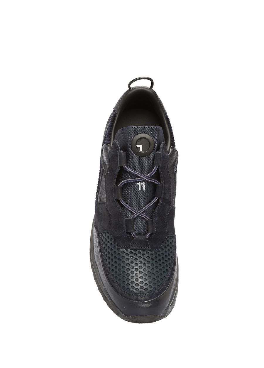 Beymen LEATHER CROWN Aero Lacivert Süet Detaylı Erkek Deri Sneaker. 5