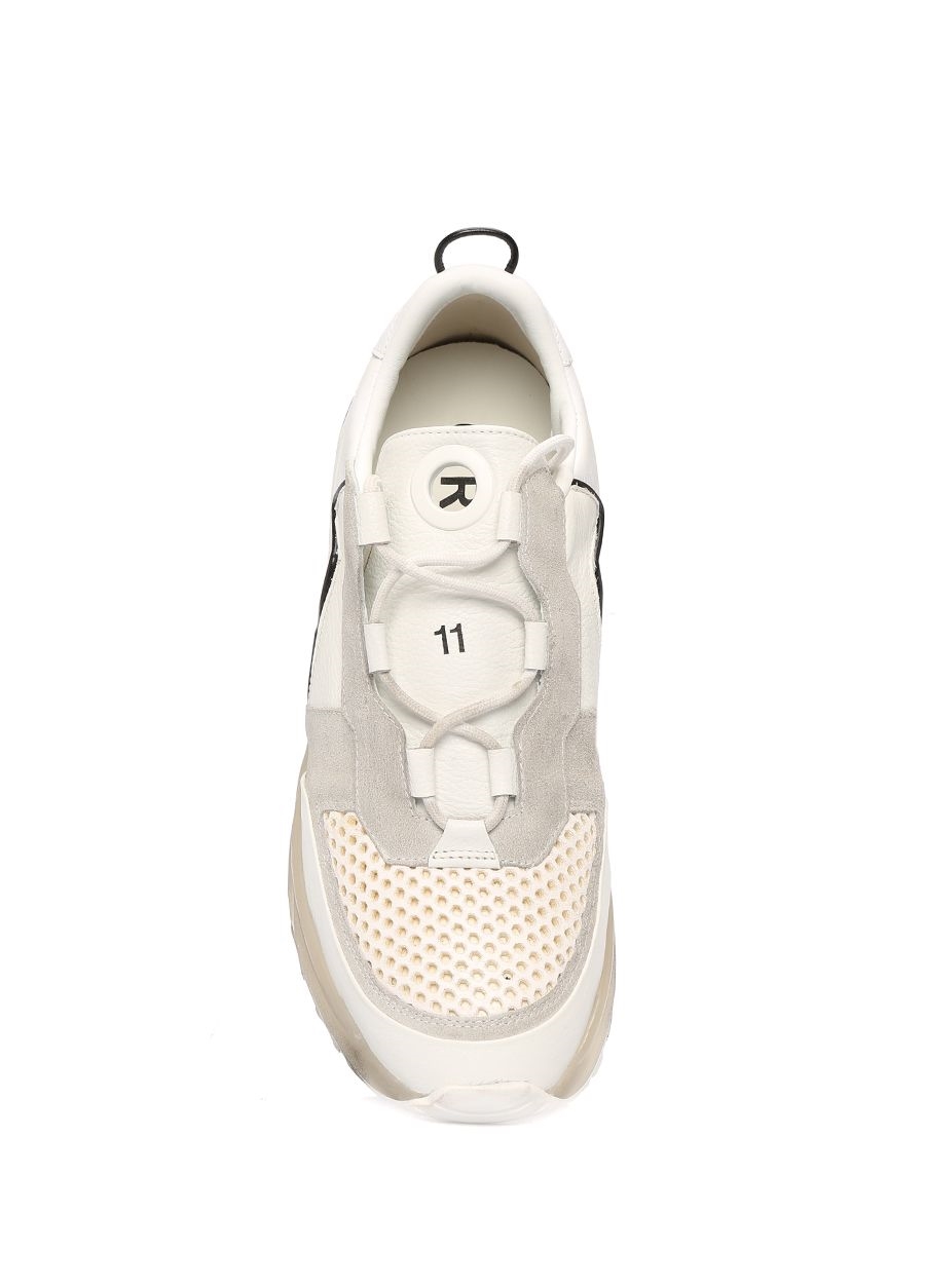 Beymen LEATHER CROWN Beyaz Taban Detaylı Fileli Erkek Deri Sneaker. 5