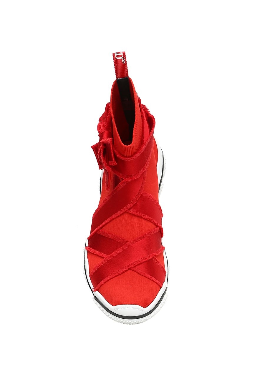 Beymen REDV Glam Kırmızı Şeritli Çorap Formlu Kadın Sneaker. 5