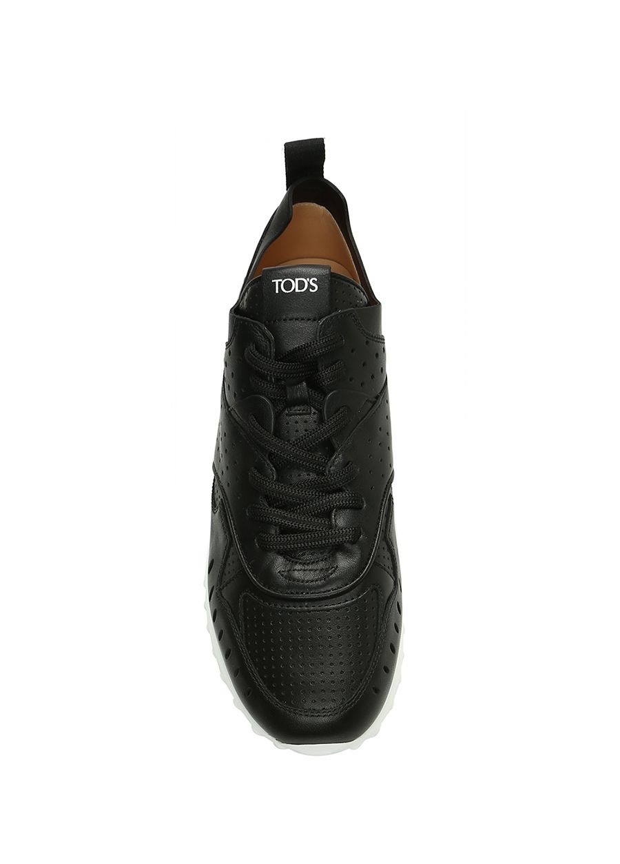 Beymen TOD'S Siyah Nokta Desenli Kadın Deri Sneaker. 5