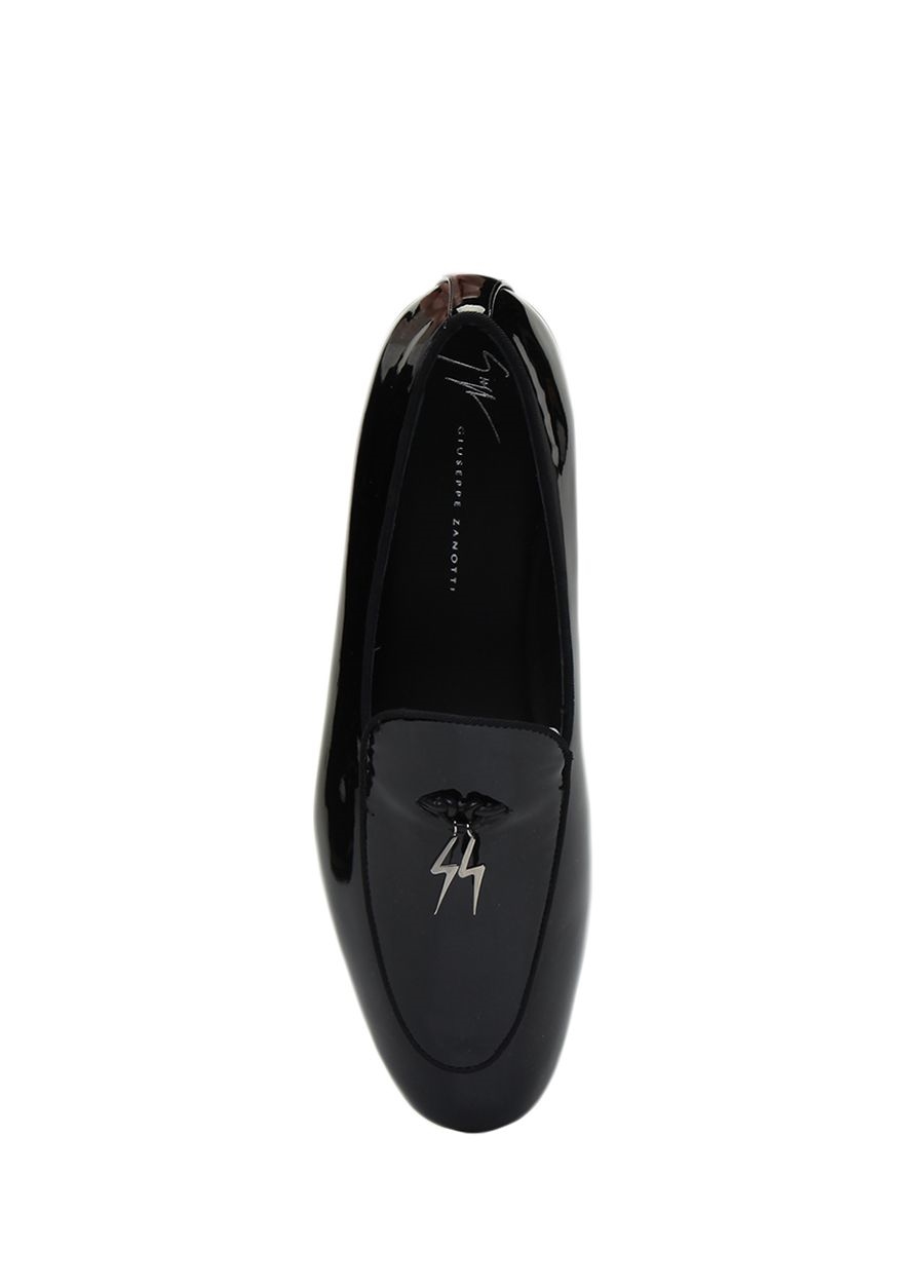 Beymen GIUSEPPE ZANOTTI Siyah Silver Logolu Erkek Rugan Slipper. 5