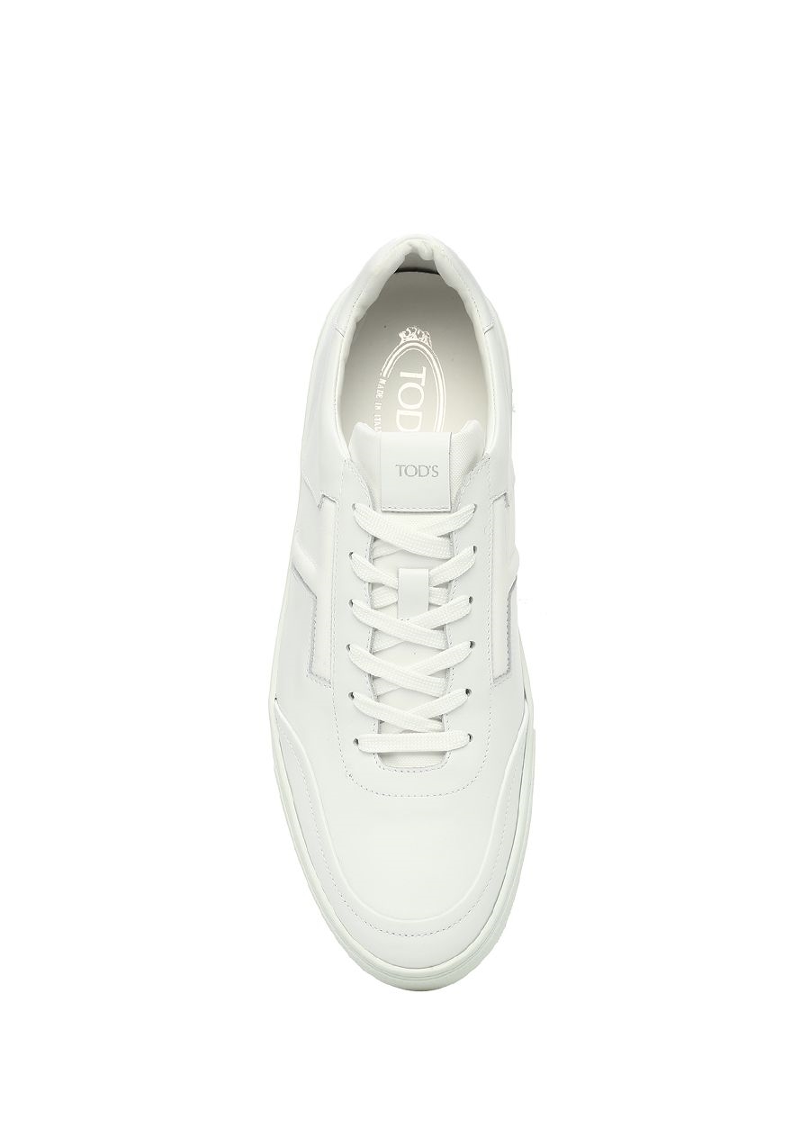 Beymen TOD'S Beyaz Logolu Erkek Deri Sneaker. 5