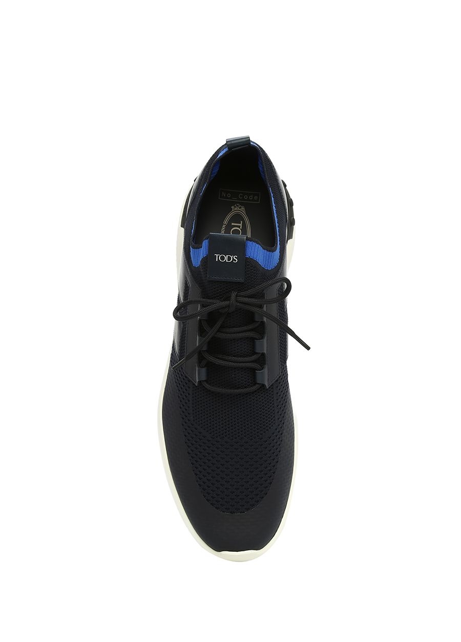 Beymen TOD'S Lacivert File Dokulu Logolu Erkek Deri Sneaker. 5