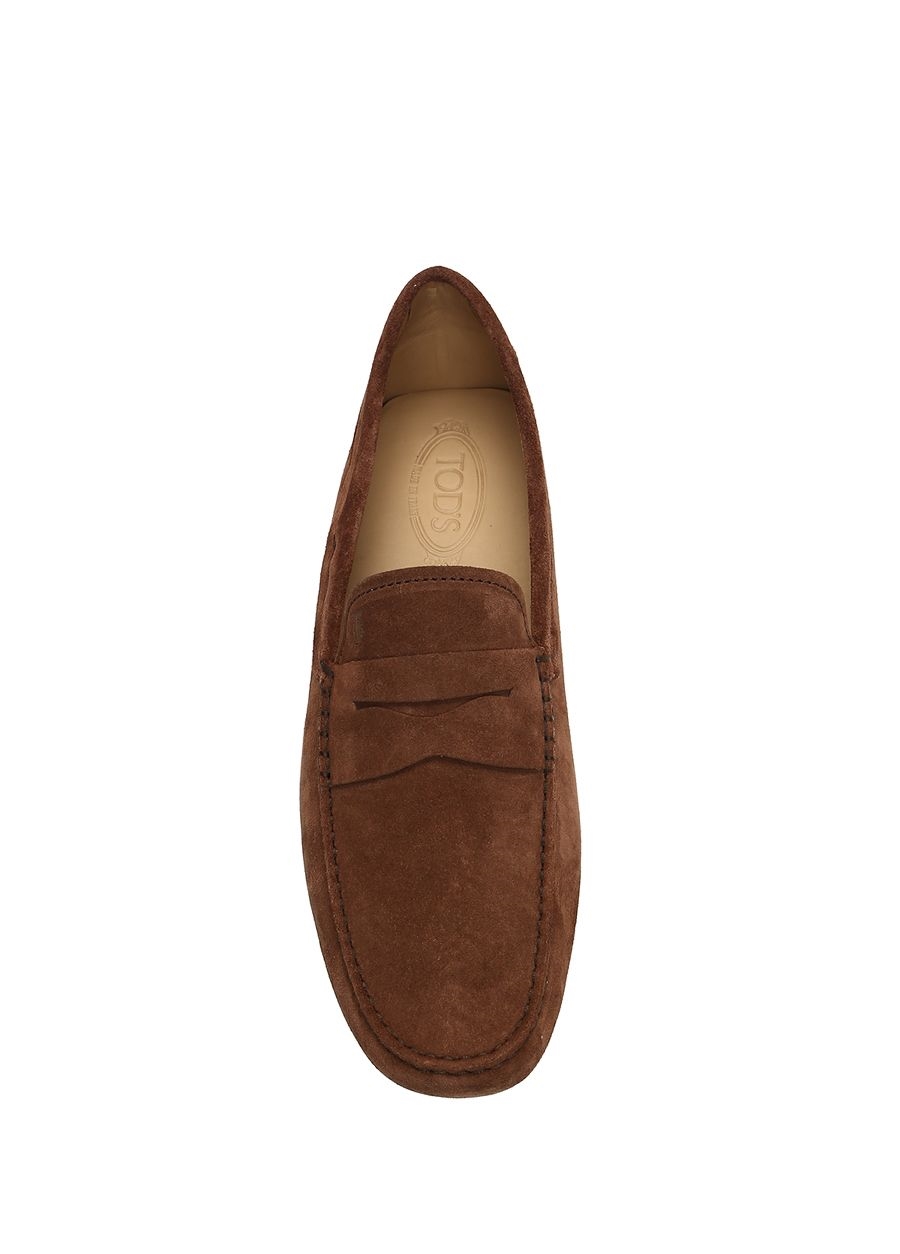 Beymen TOD'S Kahverengi Bant Detaylı Erkek Süet Driver. 5