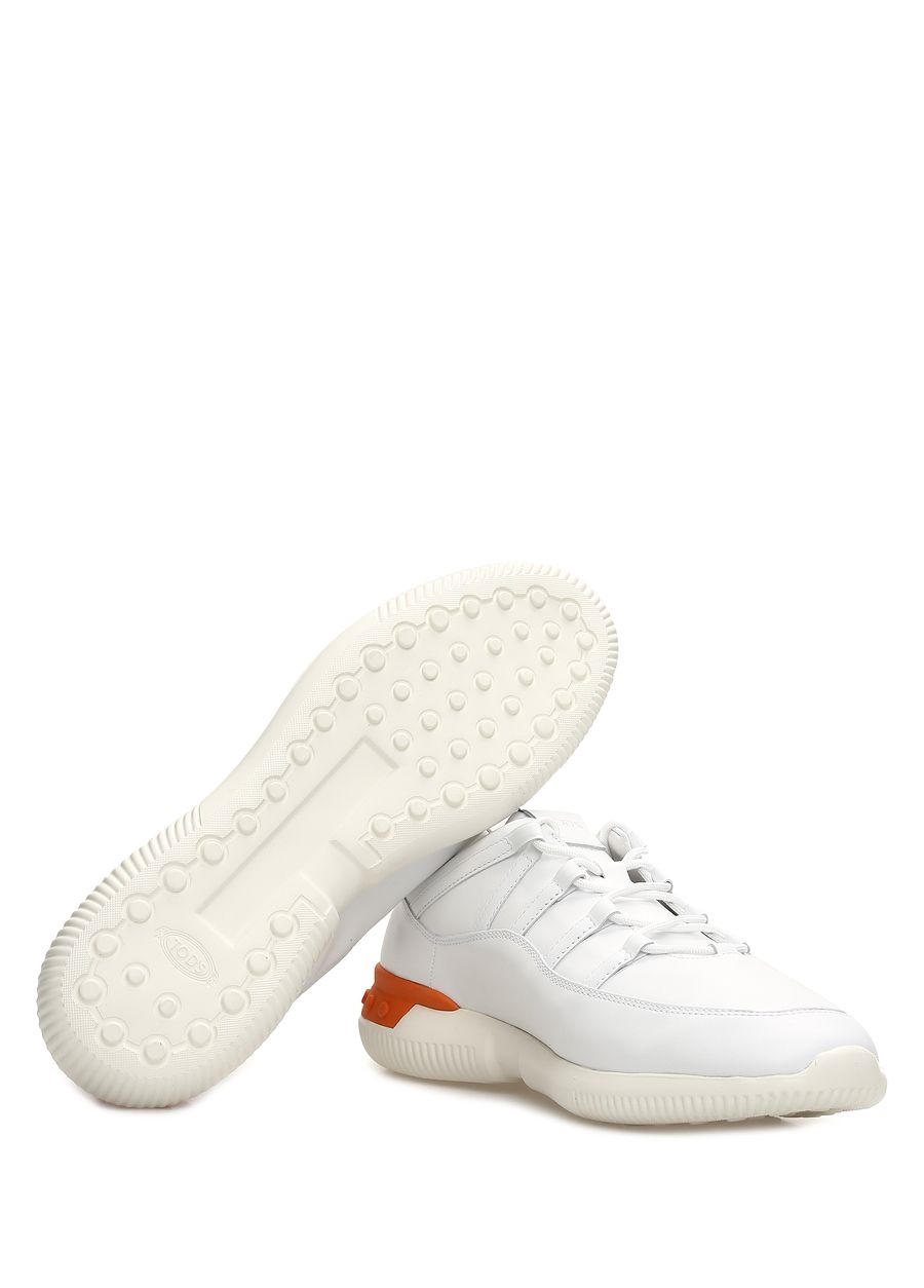 Beymen TOD'S Beyaz Tabanı Renk Detaylı Erkek Deri Sneaker. 5