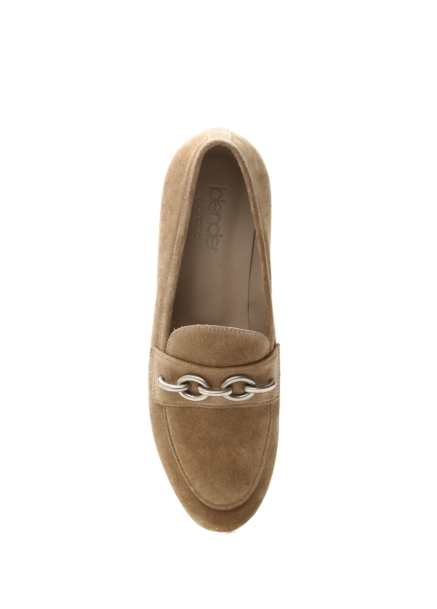 Beymen BLENDER ORIGINATED Vizon Zincir Detaylı Kadın Süet Loafer. 5 Beymen BLENDER ORIGINATED Vizon Zincir Detaylı Kadın Süet Loafer. 5