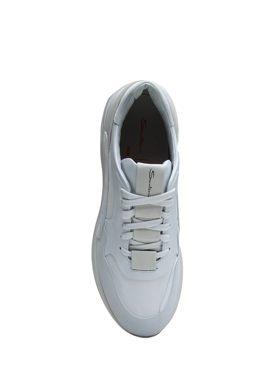 Beymen SANTONI SPORT Beyaz Garni Detaylı Erkek Deri Sneaker. 5