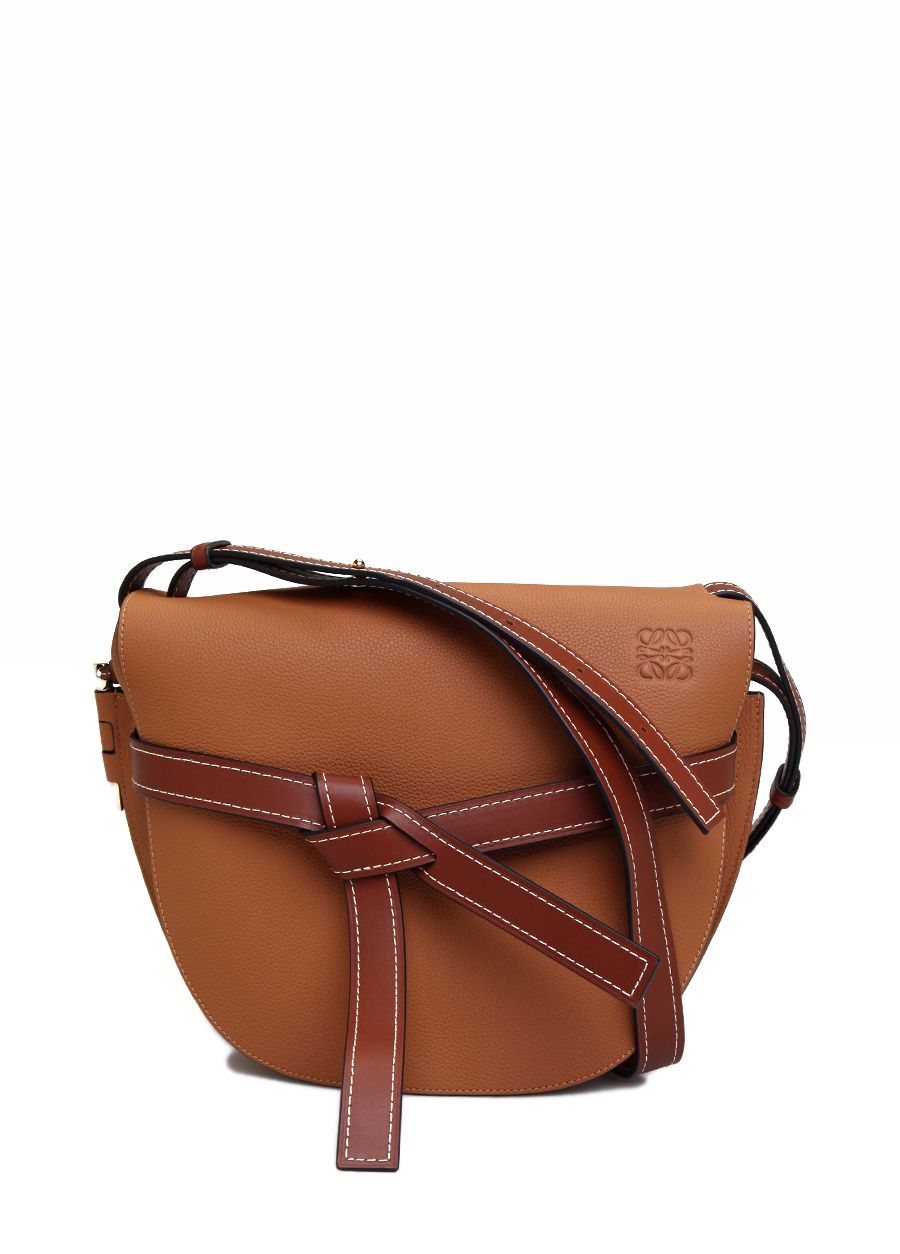 Beymen LOEWE Gate Taba Kemer Detaylı Kadın Deri OmuzÇantası. 4