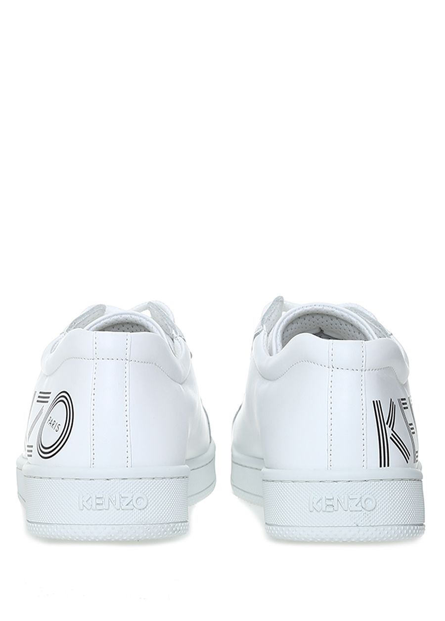 Beymen KENZO Tennix Beyaz Logo Baskılı Erkek Deri Sneaker. 4