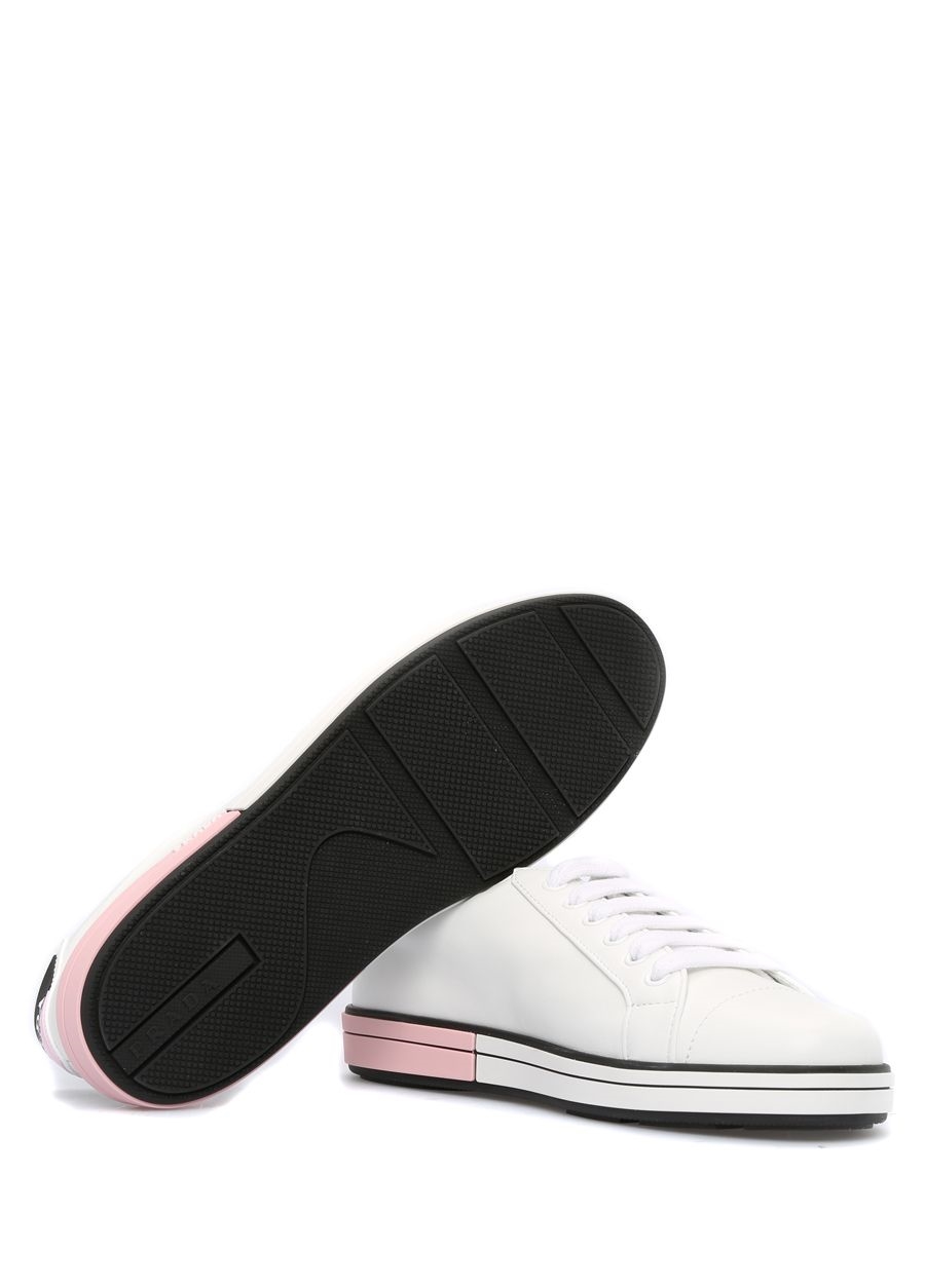 Beymen PRADA Beyaz Deri Kadın Sneaker. 6