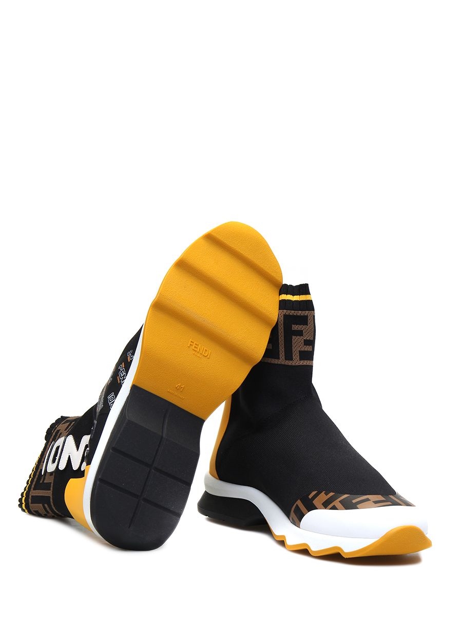 Beymen FENDI Fendi Mania Siyah Sarı Çorap Formlu Kadın Sneaker. 6